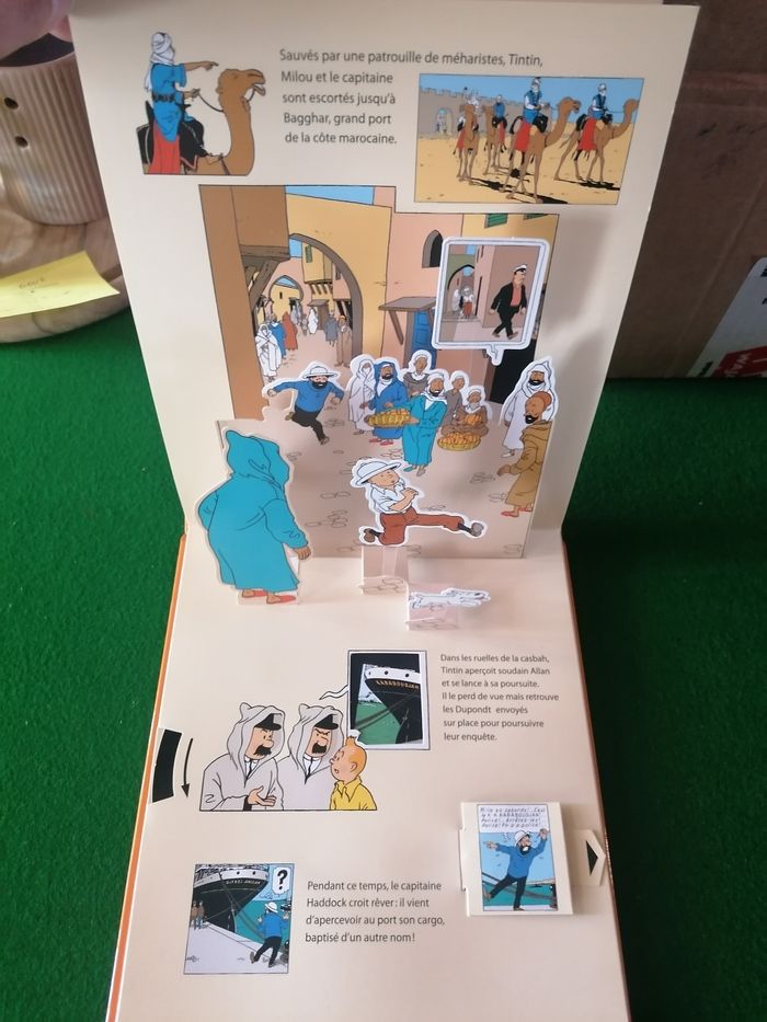 Tintin Livre Pop up Le crabe aux pinces d'or - photo numéro 6