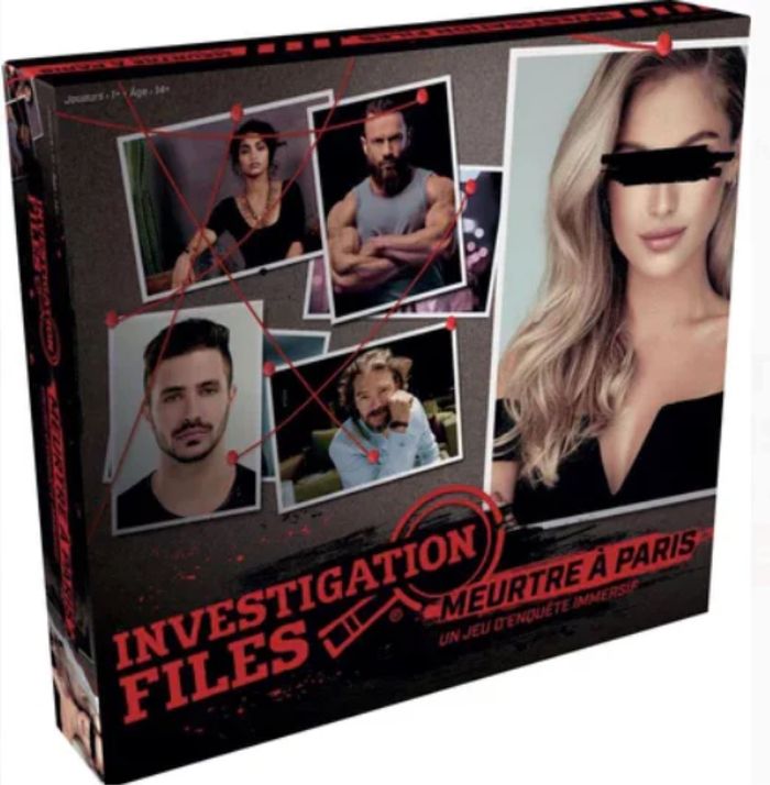 Jeux de Société INVESTIGATION FILES : MEURTRE A PARIS