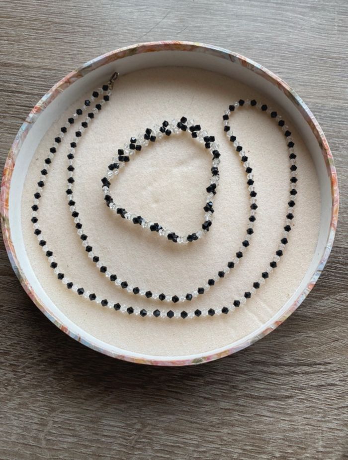 Parure collier + bracelet