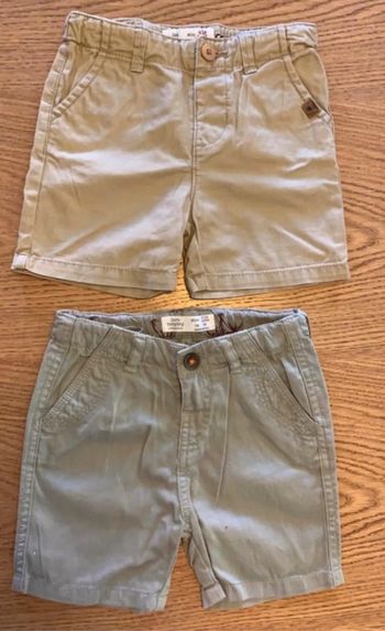 Zara / 2 shorts / garçon / 6-12 mois