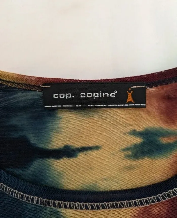 Top vintage manches longues - Cop Copine - taille 1 - photo numéro 6