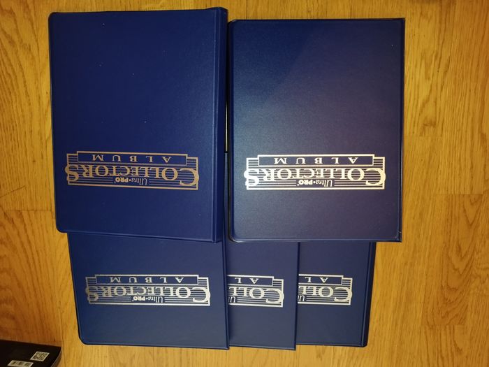 Lot de 5 Ultra Pro portfolio 180 Bleu cartes Album Classeur A4 card farde Binder
