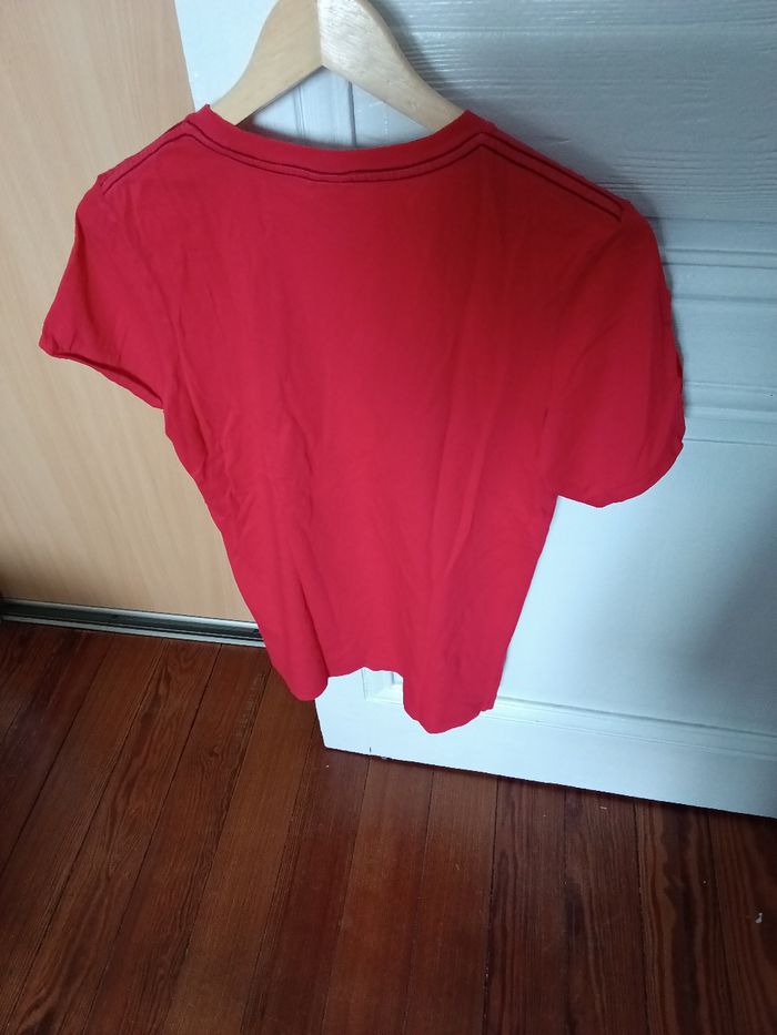 Tee-shirt diesel rouge et multicolore - photo numéro 2