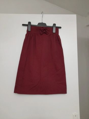 Jupe bordeaux