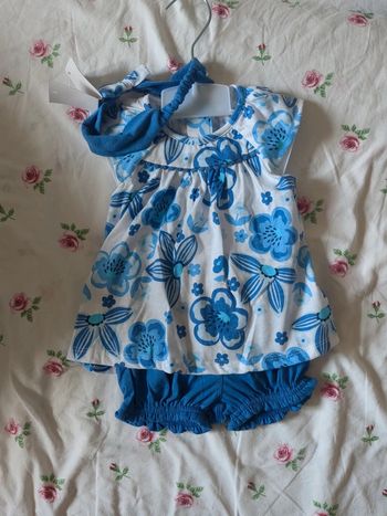 Lot tunique short bandeau 6 mois