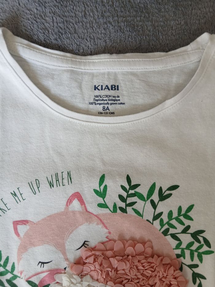 T-shirt longues manches renard - photo numéro 2
