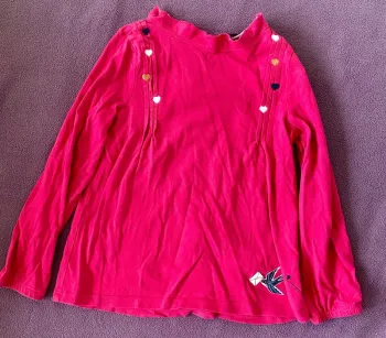 Tee-shirt manche longues fille 6 ans sergent major