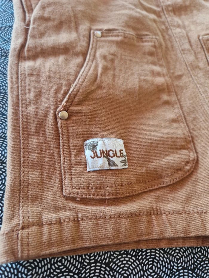 Ensemble salopette sergent major et t-shirt obaibi 2 ans neufs - photo numéro 3