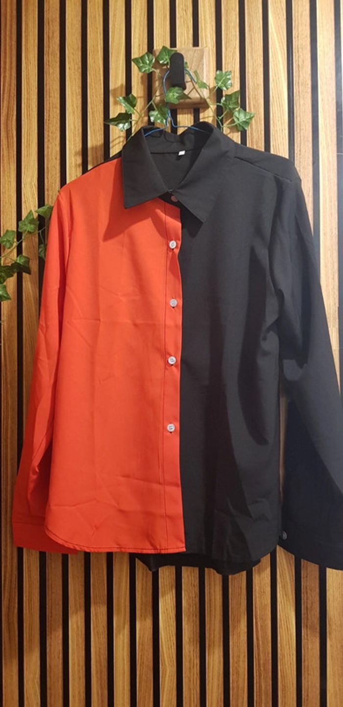 Chemise bi couleur