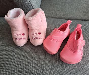 Lot 3chaussons bébé 18/20