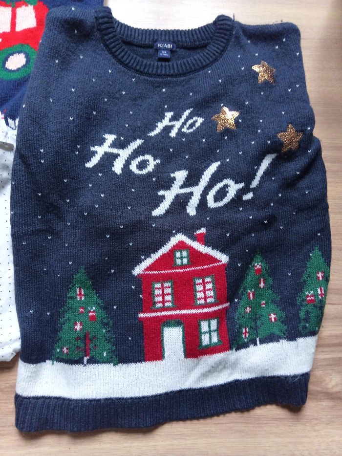 Pull de Noël et chemise - photo numéro 2