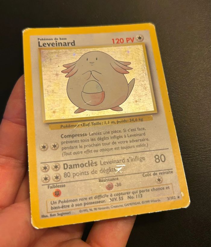 Carte Pokémon Leveinard 3/102 - photo numéro 5