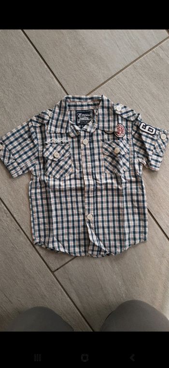 Chemise manches courtes