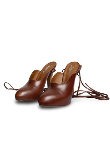 Talons lacés Yves Saint Laurent Resort 2010 – Taille 38,5