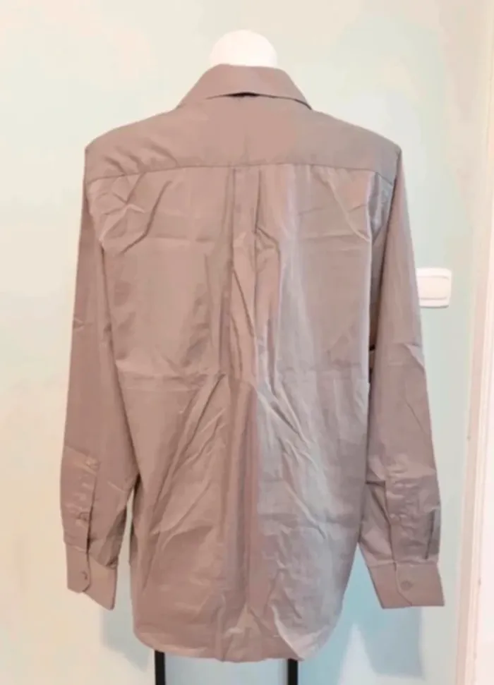 Chemise gris taupe - photo numéro 3