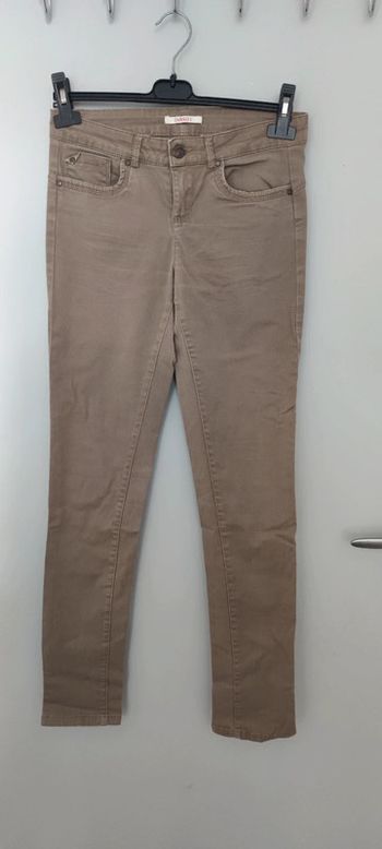 Jean stretch sable 36 camaïeu