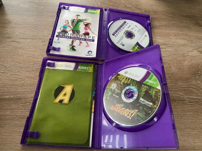 Lot de 2 jeux xbox 360 kinect - photo numéro 2