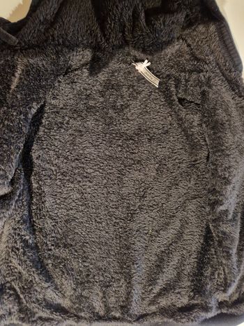 Veste a capuche noire kaporal pour enfants de 10ans