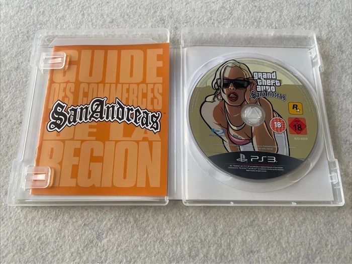 Grand Theft Auto San Andreas Jeu Playstation 3 PS3 Complet FR - photo numéro 2