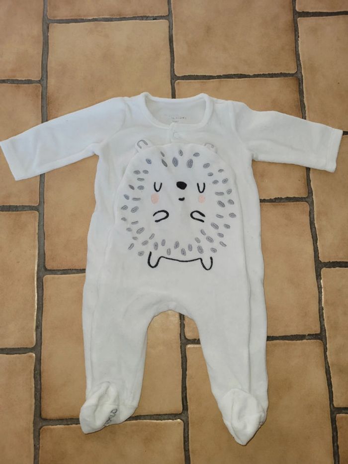 Pyjama mixte ouverture devant dpam 3 mois