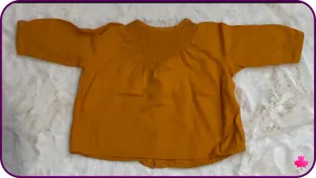🌷blouse moutarde fille🌷