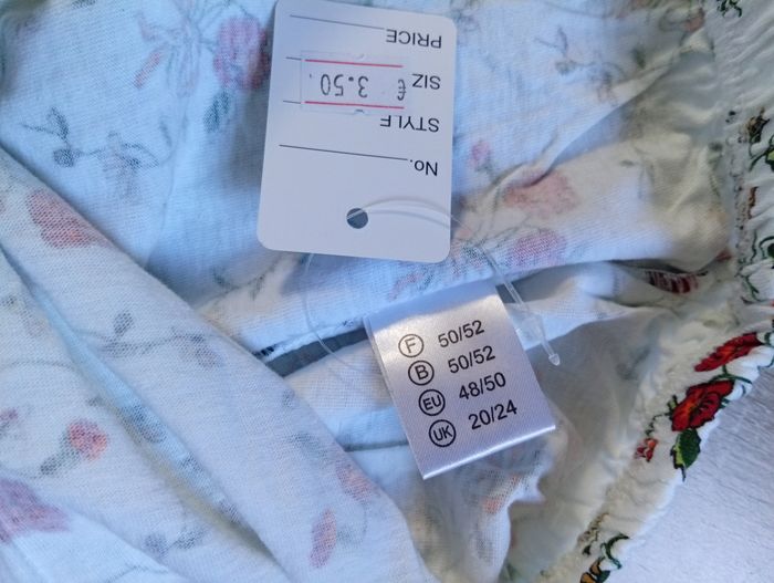 Joli lot de 4 culottes fleuries 💯 coton dû 50/52 - photo numéro 6