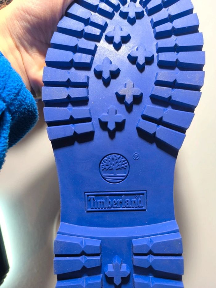 Boots Timberland heritage Waterproof noir et bleu pointure 39 neuves avec boîte - photo numéro 9