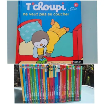 Livre T'choupi : à lire et à écouter, tome 39 : T'choupi ne veut pas se coucher (82)