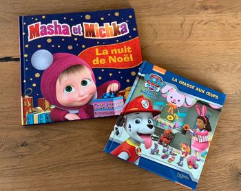 Lot livres pat’ patrouille et masha et michka