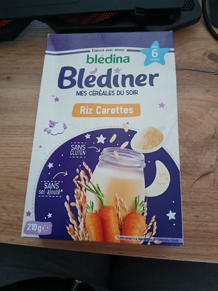 CEREALE RIZ CAROTTE BLEDINER DE BLEDINA