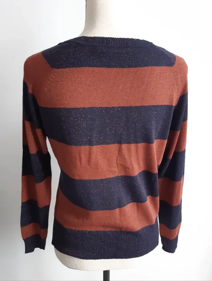 Pull fin rayé 3 Suisses T38/40 - photo numéro 5