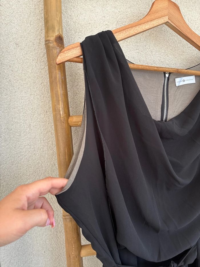 robe noire sans manche - photo numéro 4