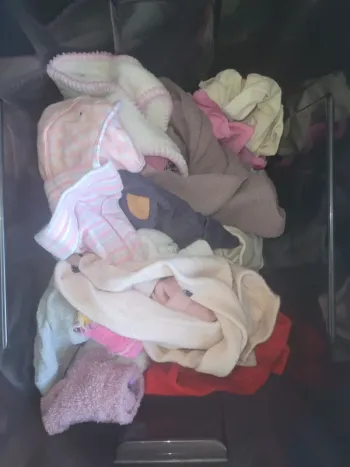Lot chaussettes bonnets collant bébé