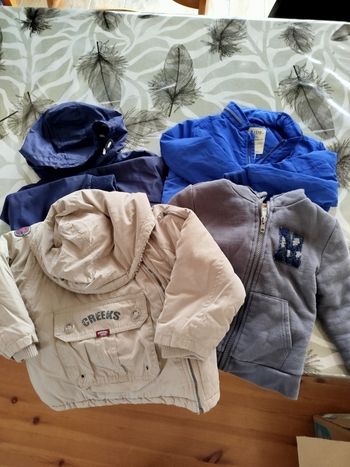 Lot de 4 vestes 3 ans