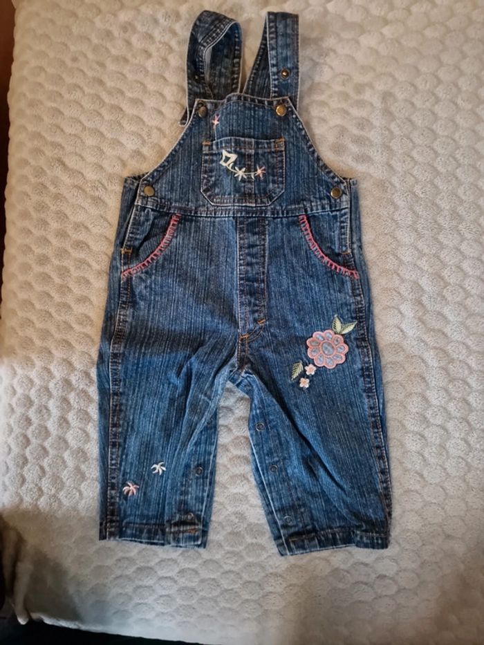 Salopette jean fille