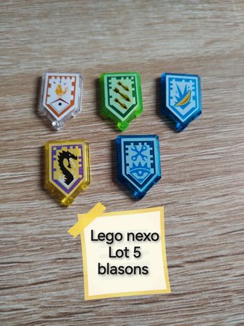 Lego nexo lot 5 blasons