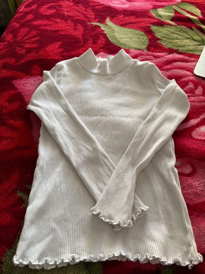 Sous pull coton classique fillette