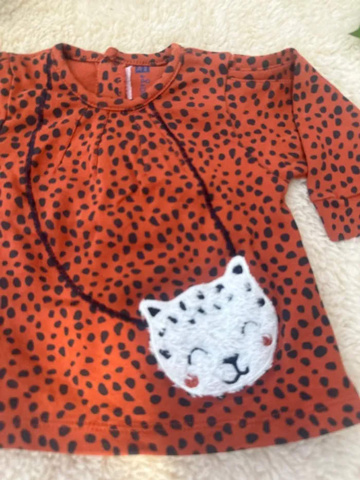 Pull fin motif léopard - photo numéro 2