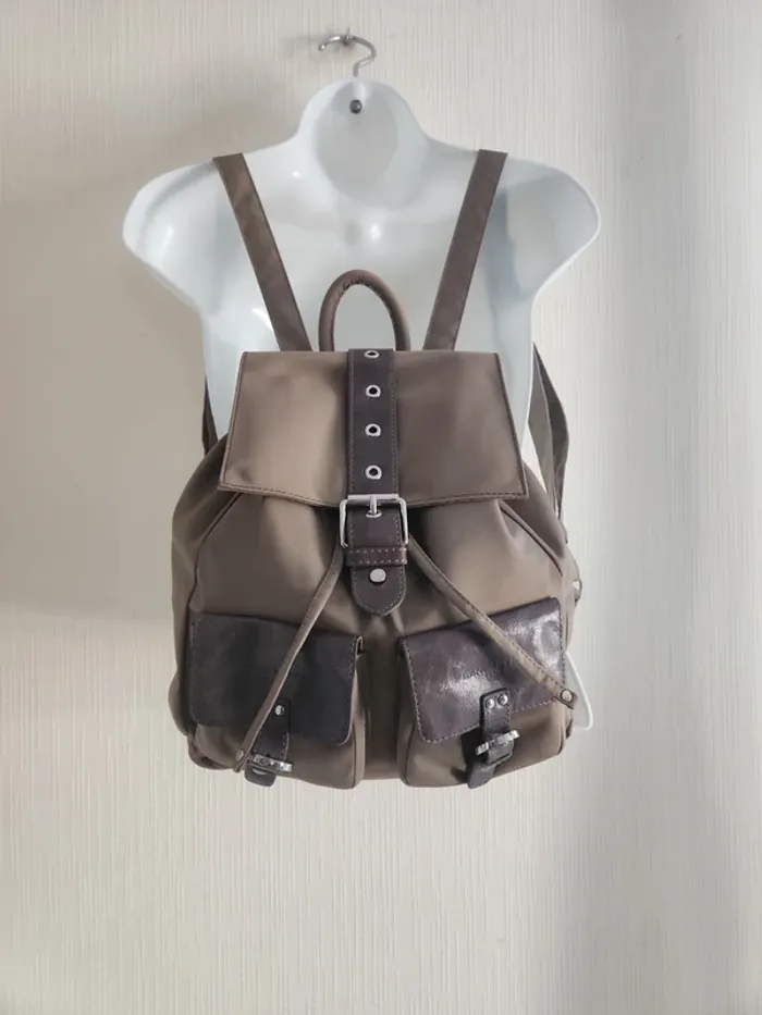 Sac à dos Lancaster gris beige