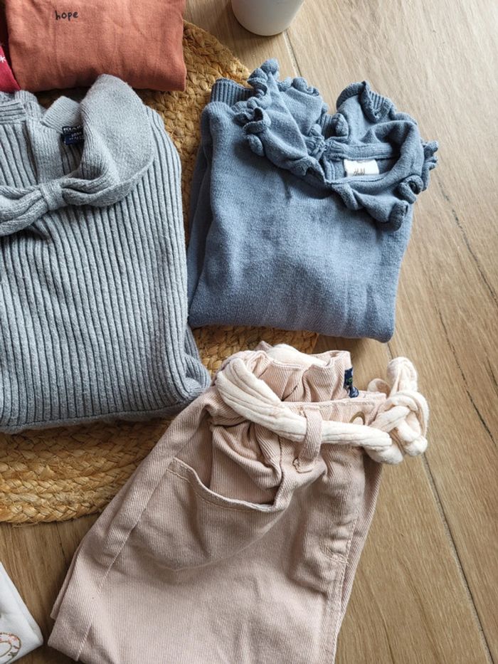 🍒Lot de 7 vêtements fille 18 mois de plusieurs marques - photo numéro 4