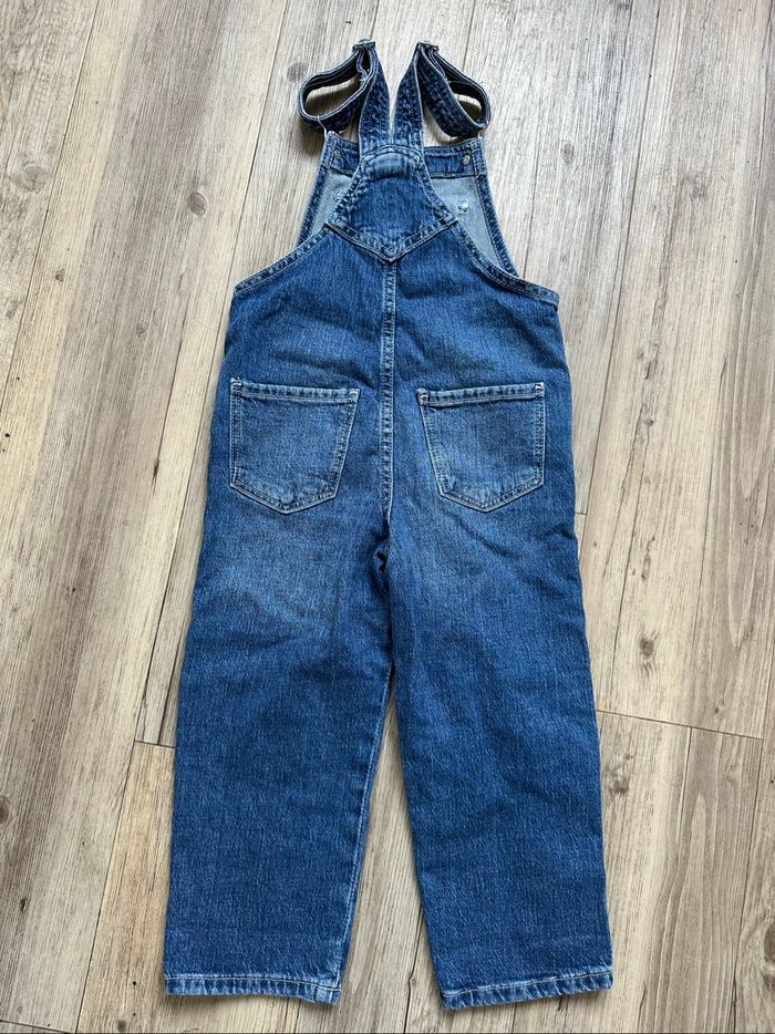 Salopette en jean pantalon 2/3 ans fille h&m - photo numéro 2