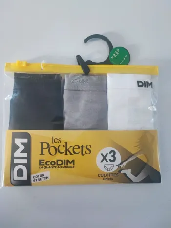 Lot de 3 culottes Dim 8 ans