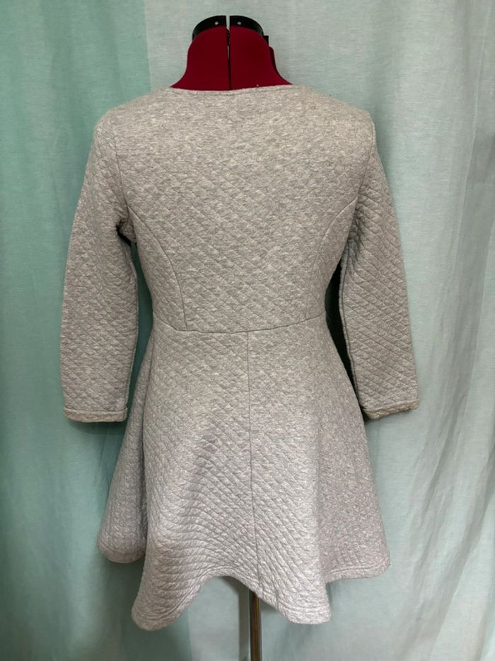 Robe Karl Marc John Grise avec fils dorés - photo numéro 3