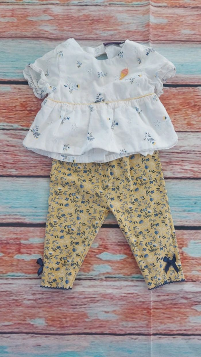 Ensemble fille 3 mois sergent major