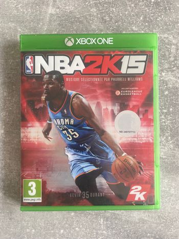 Jeu pour Microsoft xbox one, NBA 2K15 en français.