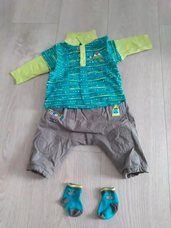 Tenue bébé sarouel garçon Orchestra 3 mois