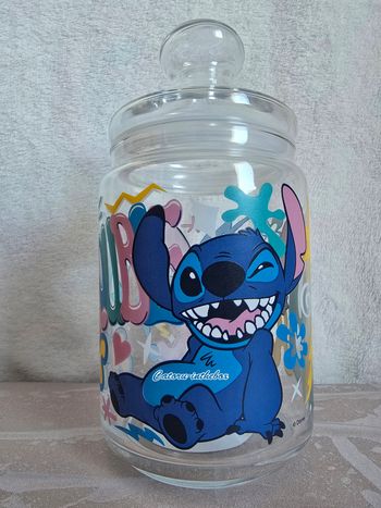 Pot en verre / Glass jar Disney Stitch 1L