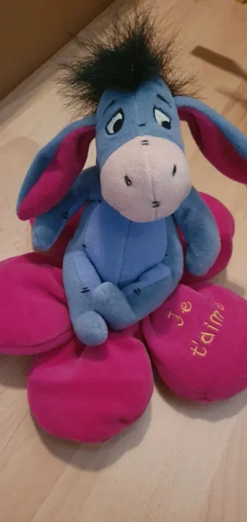 Peluche bourriquet en très bon état