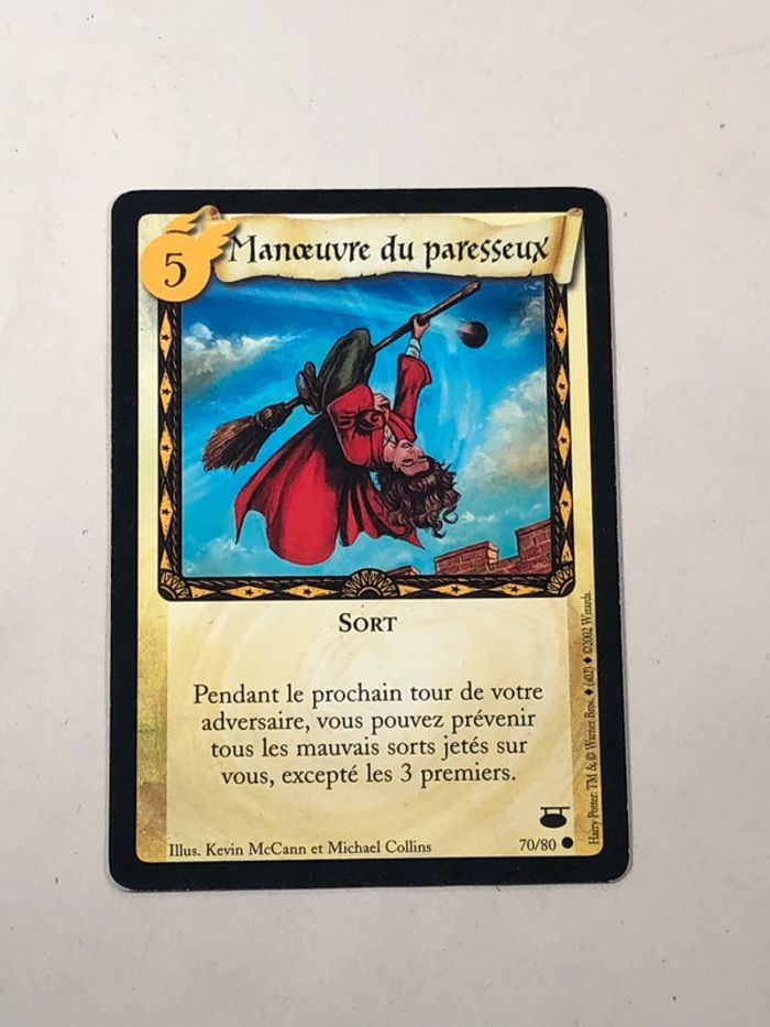 Carte harry potter manœuvre de paresseux