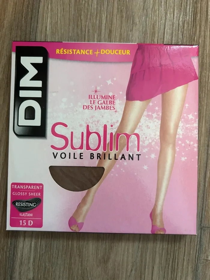 Collants transparent « Sublim voile brillant »